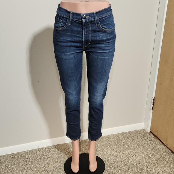 Joe's Jeans Deep Indigo Cropped Denim - Picture 1 of 9